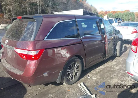 2011 Honda Odyssey Ex-L из США, поврежденный, VIN 5FNRL5H62BB039293